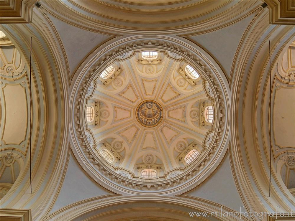 Graglia (Biella, Italy) - Interior of the dome of the church of the Sanctuary of the Virgin of Loreto
